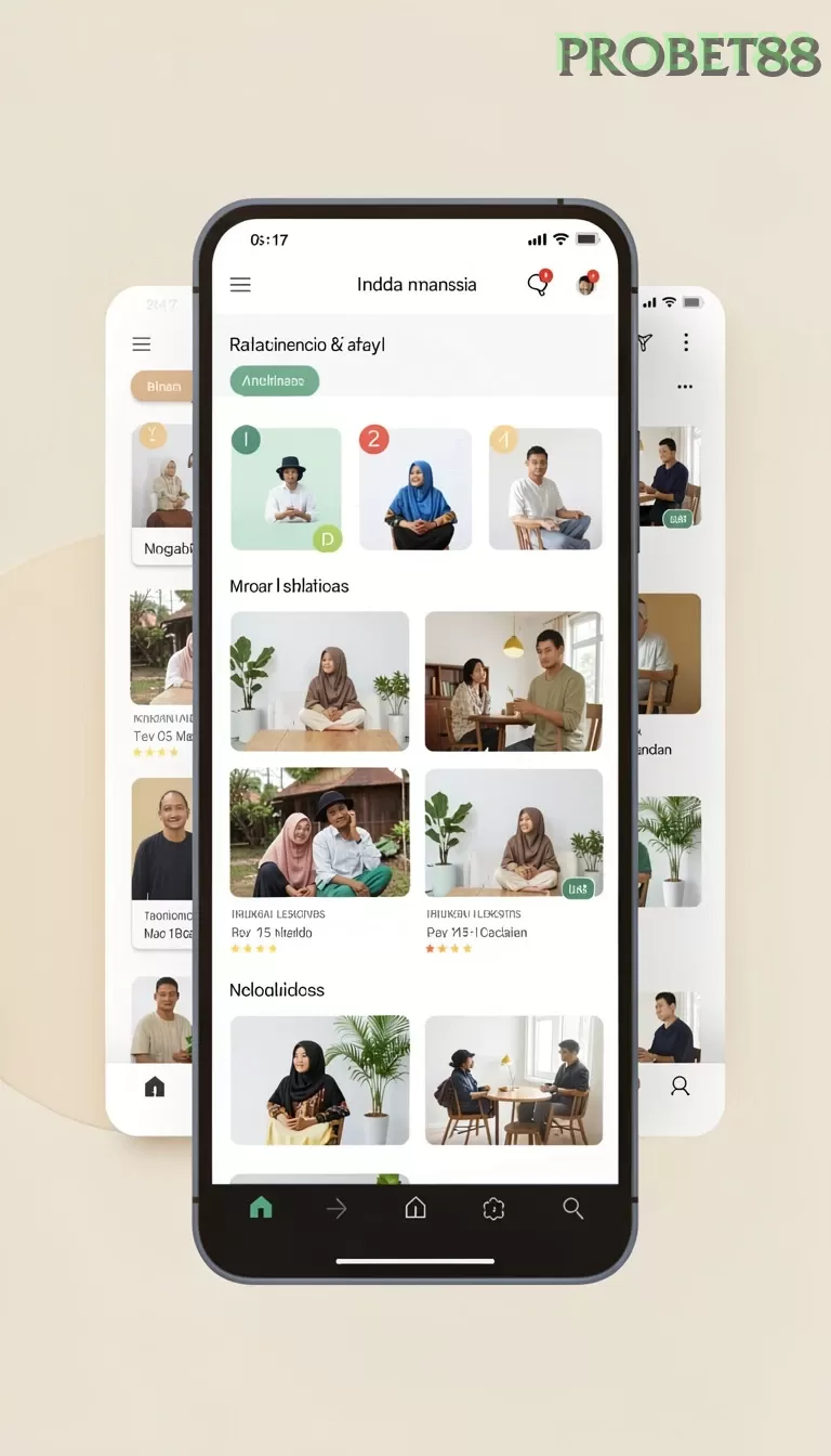 Cuplikan layar HARGATOTO — menu navigasi